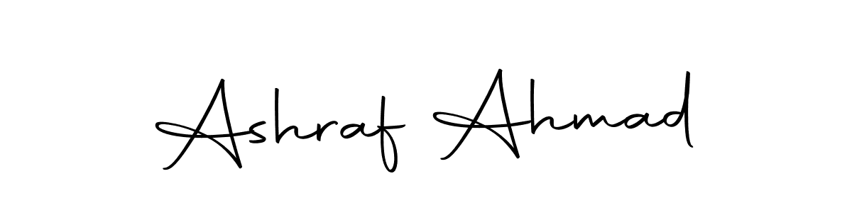 Ashraf Ahmad stylish signature style. Best Handwritten Sign (Autography-DOLnW) for my name. Handwritten Signature Collection Ideas for my name Ashraf Ahmad. Ashraf Ahmad signature style 10 images and pictures png