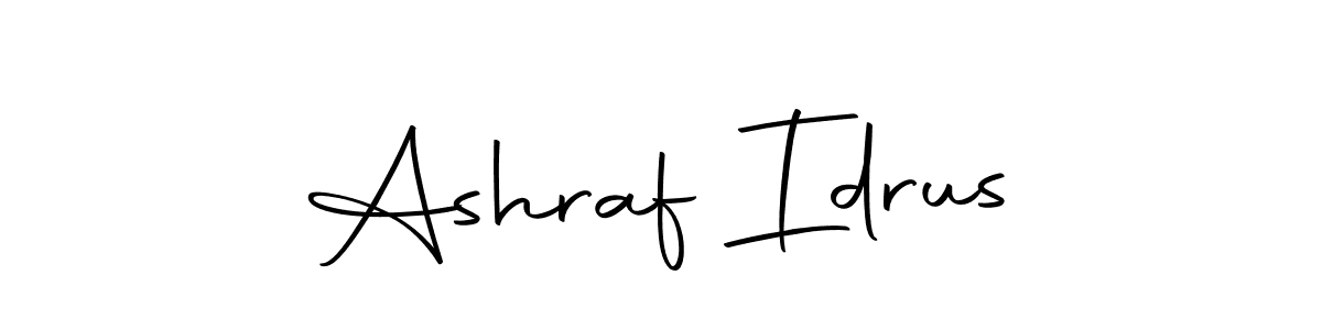 Make a short Ashraf Idrus signature style. Manage your documents anywhere anytime using Autography-DOLnW. Create and add eSignatures, submit forms, share and send files easily. Ashraf Idrus signature style 10 images and pictures png