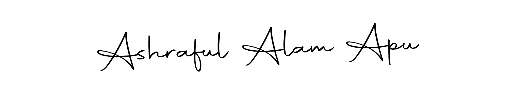 This is the best signature style for the Ashraful Alam Apu name. Also you like these signature font (Autography-DOLnW). Mix name signature. Ashraful Alam Apu signature style 10 images and pictures png
