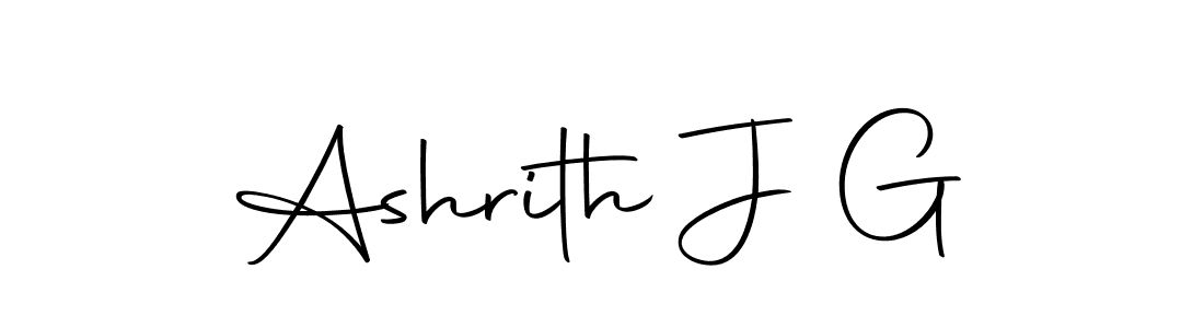 Here are the top 10 professional signature styles for the name Ashrith J G. These are the best autograph styles you can use for your name. Ashrith J G signature style 10 images and pictures png