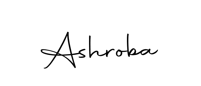 Make a beautiful signature design for name Ashroba. With this signature (Autography-DOLnW) style, you can create a handwritten signature for free. Ashroba signature style 10 images and pictures png