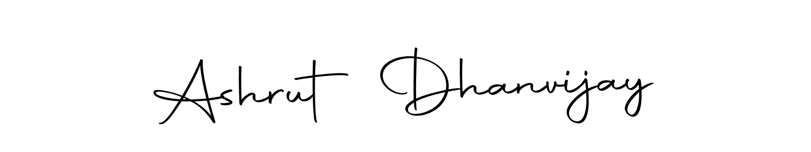 Also we have Ashrut Dhanvijay name is the best signature style. Create professional handwritten signature collection using Autography-DOLnW autograph style. Ashrut Dhanvijay signature style 10 images and pictures png