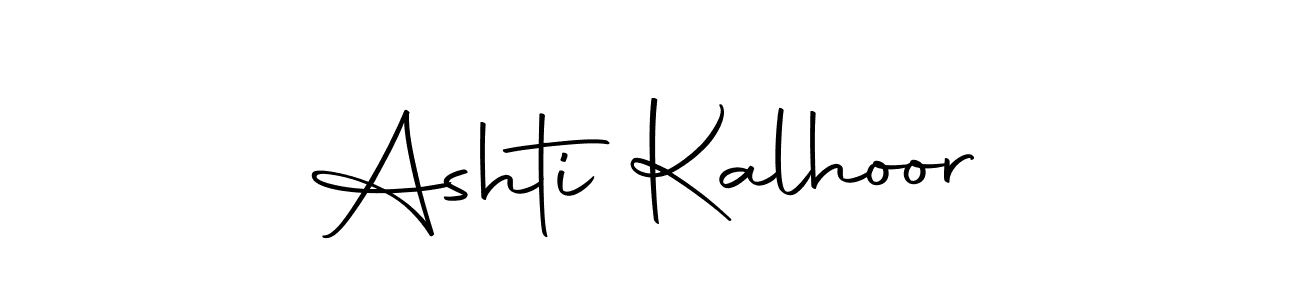 Use a signature maker to create a handwritten signature online. With this signature software, you can design (Autography-DOLnW) your own signature for name Ashti Kalhoor. Ashti Kalhoor signature style 10 images and pictures png
