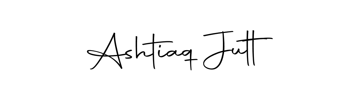 How to make Ashtiaq Jutt name signature. Use Autography-DOLnW style for creating short signs online. This is the latest handwritten sign. Ashtiaq Jutt signature style 10 images and pictures png
