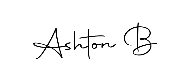 Make a beautiful signature design for name Ashton B. With this signature (Autography-DOLnW) style, you can create a handwritten signature for free. Ashton B signature style 10 images and pictures png