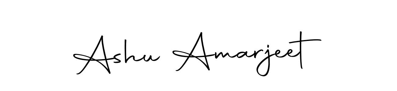 Autography-DOLnW is a professional signature style that is perfect for those who want to add a touch of class to their signature. It is also a great choice for those who want to make their signature more unique. Get Ashu Amarjeet name to fancy signature for free. Ashu Amarjeet signature style 10 images and pictures png