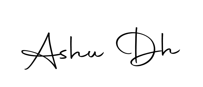Also we have Ashu Dh name is the best signature style. Create professional handwritten signature collection using Autography-DOLnW autograph style. Ashu Dh signature style 10 images and pictures png