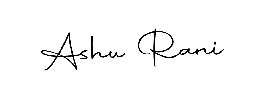 Make a beautiful signature design for name Ashu Rani. With this signature (Autography-DOLnW) style, you can create a handwritten signature for free. Ashu Rani signature style 10 images and pictures png