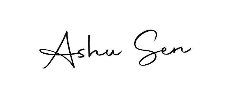 Autography-DOLnW is a professional signature style that is perfect for those who want to add a touch of class to their signature. It is also a great choice for those who want to make their signature more unique. Get Ashu Sen name to fancy signature for free. Ashu Sen signature style 10 images and pictures png