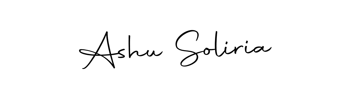 Make a beautiful signature design for name Ashu Soliria. Use this online signature maker to create a handwritten signature for free. Ashu Soliria signature style 10 images and pictures png