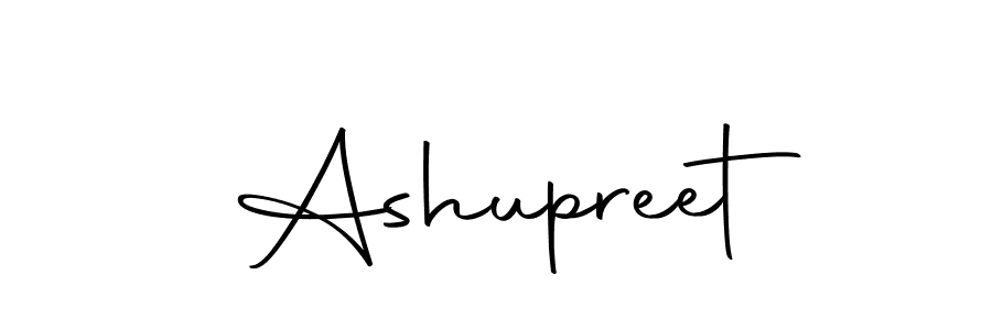 Design your own signature with our free online signature maker. With this signature software, you can create a handwritten (Autography-DOLnW) signature for name Ashupreet. Ashupreet signature style 10 images and pictures png