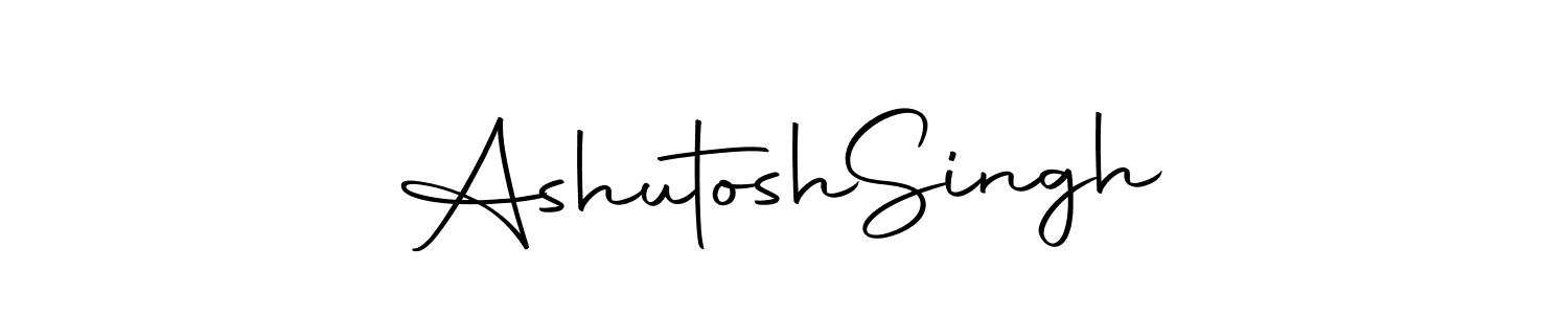 Create a beautiful signature design for name Ashutosh  Singh. With this signature (Autography-DOLnW) fonts, you can make a handwritten signature for free. Ashutosh  Singh signature style 10 images and pictures png