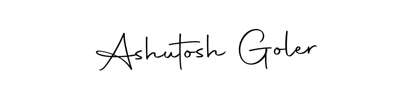 Similarly Autography-DOLnW is the best handwritten signature design. Signature creator online .You can use it as an online autograph creator for name Ashutosh Goler. Ashutosh Goler signature style 10 images and pictures png