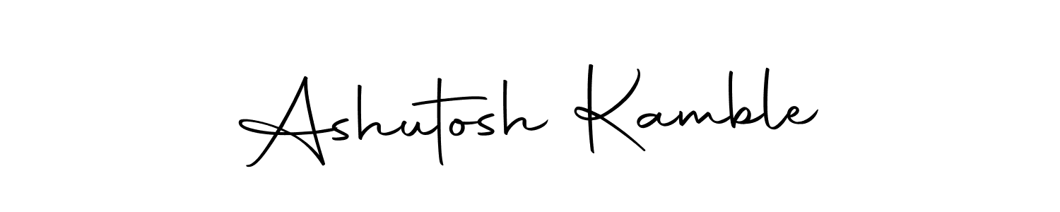 Use a signature maker to create a handwritten signature online. With this signature software, you can design (Autography-DOLnW) your own signature for name Ashutosh Kamble. Ashutosh Kamble signature style 10 images and pictures png
