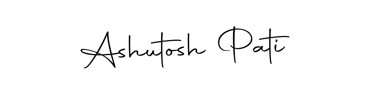 How to make Ashutosh Pati name signature. Use Autography-DOLnW style for creating short signs online. This is the latest handwritten sign. Ashutosh Pati signature style 10 images and pictures png