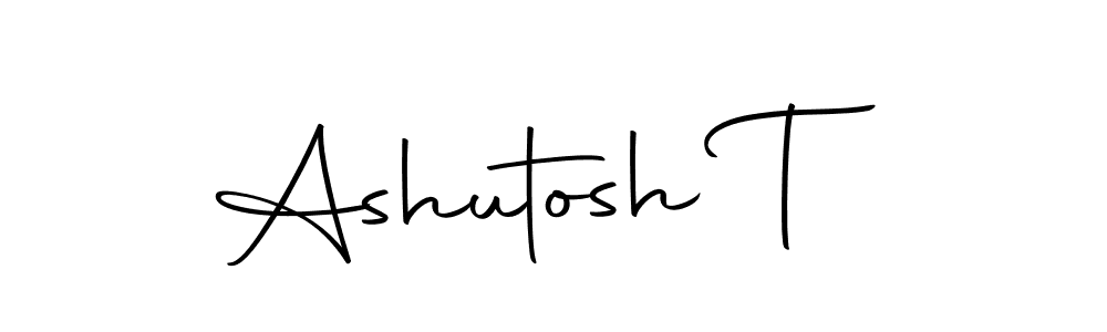 Use a signature maker to create a handwritten signature online. With this signature software, you can design (Autography-DOLnW) your own signature for name Ashutosh T. Ashutosh T signature style 10 images and pictures png