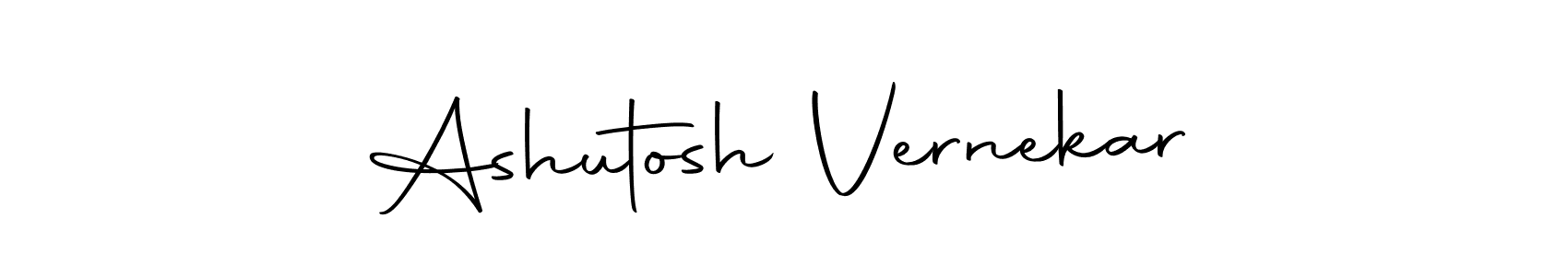 Create a beautiful signature design for name Ashutosh Vernekar. With this signature (Autography-DOLnW) fonts, you can make a handwritten signature for free. Ashutosh Vernekar signature style 10 images and pictures png