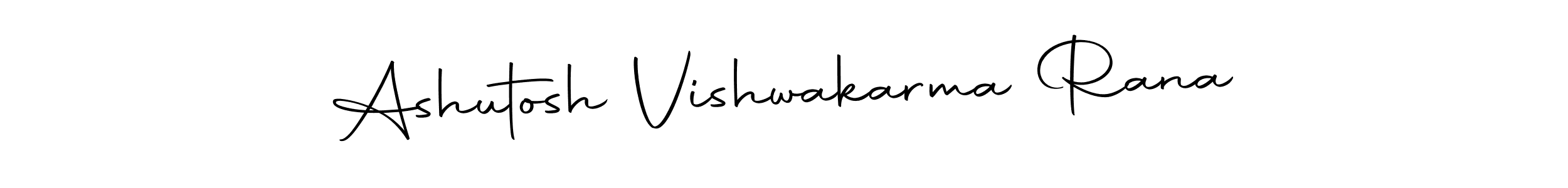 Ashutosh Vishwakarma Rana stylish signature style. Best Handwritten Sign (Autography-DOLnW) for my name. Handwritten Signature Collection Ideas for my name Ashutosh Vishwakarma Rana. Ashutosh Vishwakarma Rana signature style 10 images and pictures png