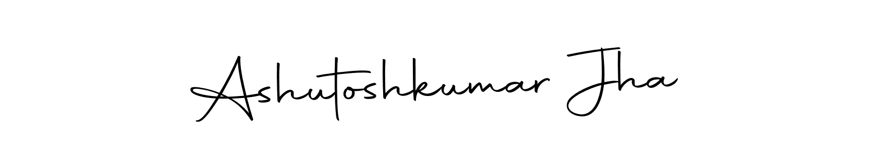 How to make Ashutoshkumar Jha name signature. Use Autography-DOLnW style for creating short signs online. This is the latest handwritten sign. Ashutoshkumar Jha signature style 10 images and pictures png