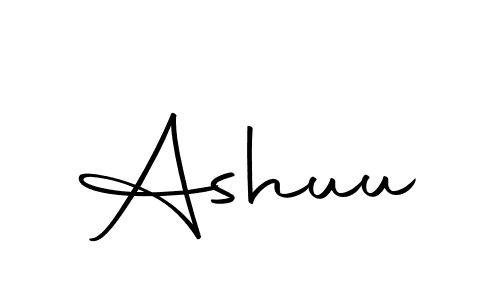 Make a beautiful signature design for name Ashuu. Use this online signature maker to create a handwritten signature for free. Ashuu signature style 10 images and pictures png