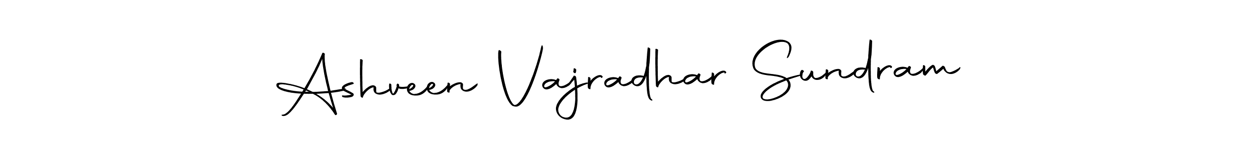 Ashveen Vajradhar Sundram stylish signature style. Best Handwritten Sign (Autography-DOLnW) for my name. Handwritten Signature Collection Ideas for my name Ashveen Vajradhar Sundram. Ashveen Vajradhar Sundram signature style 10 images and pictures png