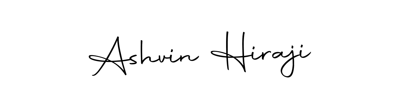 Create a beautiful signature design for name Ashvin Hiraji. With this signature (Autography-DOLnW) fonts, you can make a handwritten signature for free. Ashvin Hiraji signature style 10 images and pictures png