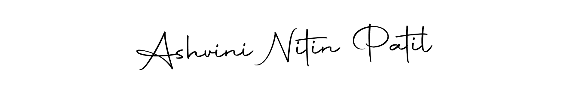 Use a signature maker to create a handwritten signature online. With this signature software, you can design (Autography-DOLnW) your own signature for name Ashvini Nitin Patil. Ashvini Nitin Patil signature style 10 images and pictures png