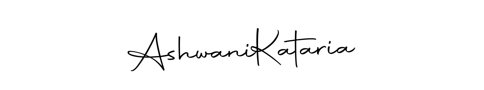 How to make Ashwani  Kataria name signature. Use Autography-DOLnW style for creating short signs online. This is the latest handwritten sign. Ashwani  Kataria signature style 10 images and pictures png