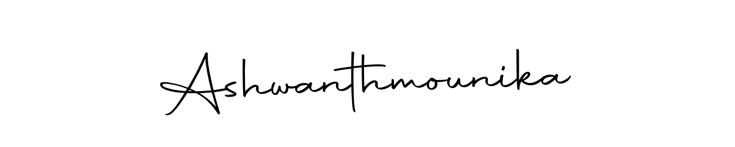 Also we have Ashwanthmounika name is the best signature style. Create professional handwritten signature collection using Autography-DOLnW autograph style. Ashwanthmounika signature style 10 images and pictures png