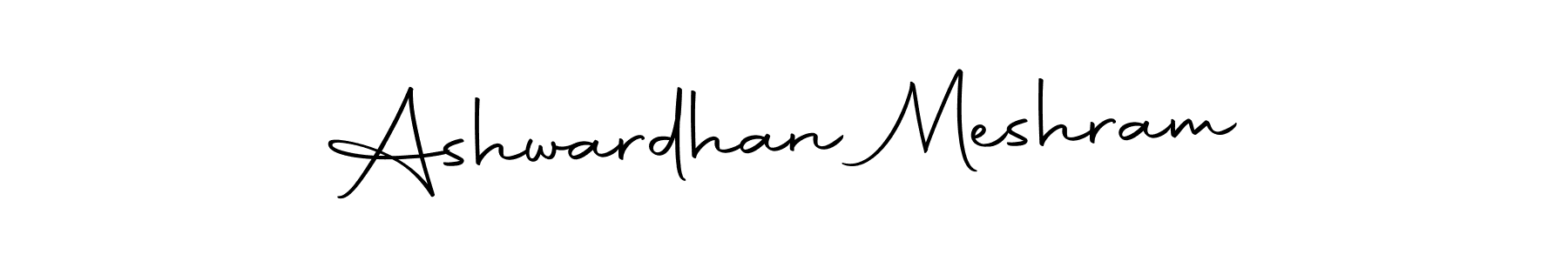 Create a beautiful signature design for name Ashwardhan Meshram. With this signature (Autography-DOLnW) fonts, you can make a handwritten signature for free. Ashwardhan Meshram signature style 10 images and pictures png