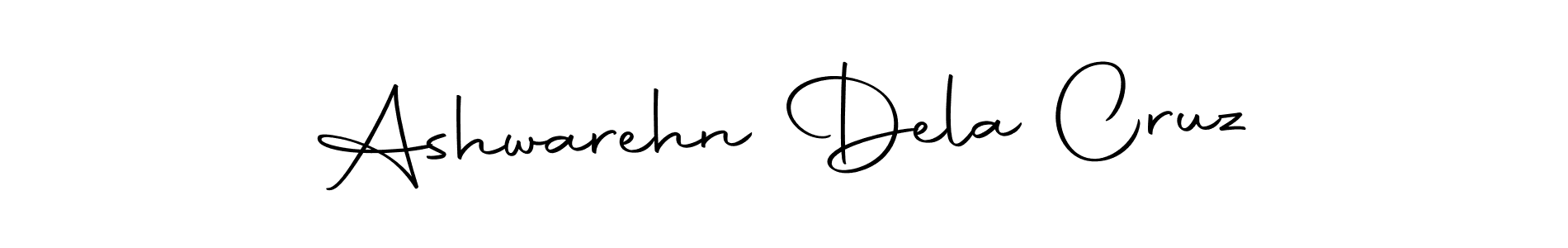 Design your own signature with our free online signature maker. With this signature software, you can create a handwritten (Autography-DOLnW) signature for name Ashwarehn Dela Cruz. Ashwarehn Dela Cruz signature style 10 images and pictures png