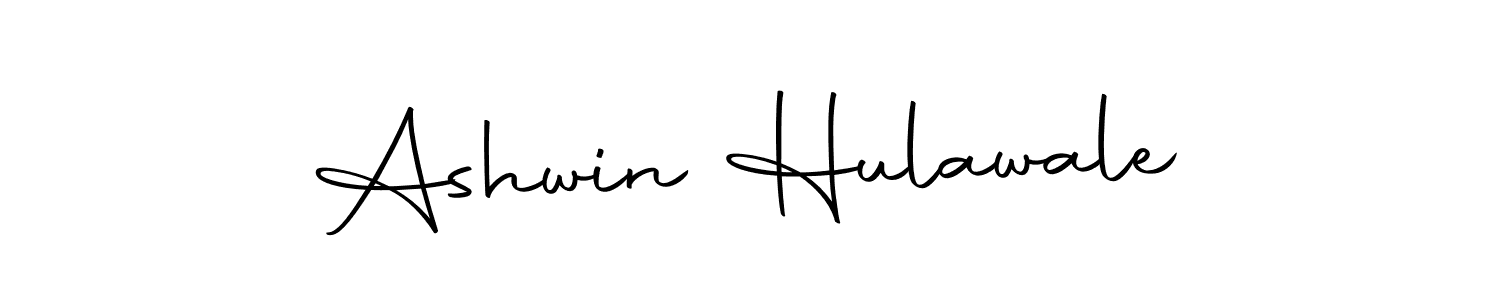 Autography-DOLnW is a professional signature style that is perfect for those who want to add a touch of class to their signature. It is also a great choice for those who want to make their signature more unique. Get Ashwin Hulawale name to fancy signature for free. Ashwin Hulawale signature style 10 images and pictures png