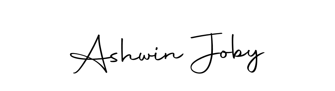 How to make Ashwin Joby signature? Autography-DOLnW is a professional autograph style. Create handwritten signature for Ashwin Joby name. Ashwin Joby signature style 10 images and pictures png