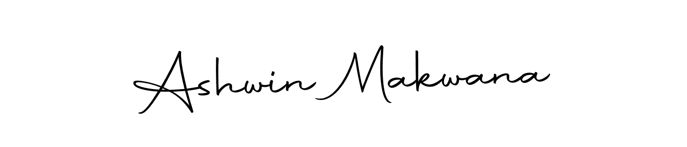 Ashwin Makwana stylish signature style. Best Handwritten Sign (Autography-DOLnW) for my name. Handwritten Signature Collection Ideas for my name Ashwin Makwana. Ashwin Makwana signature style 10 images and pictures png