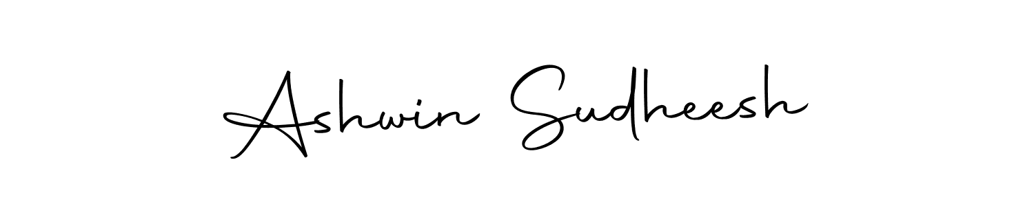 Make a beautiful signature design for name Ashwin Sudheesh. Use this online signature maker to create a handwritten signature for free. Ashwin Sudheesh signature style 10 images and pictures png