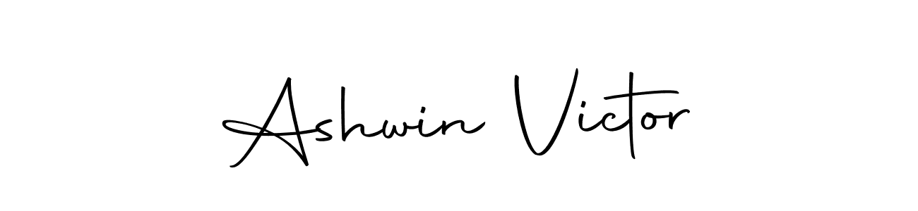 Make a beautiful signature design for name Ashwin Victor. Use this online signature maker to create a handwritten signature for free. Ashwin Victor signature style 10 images and pictures png