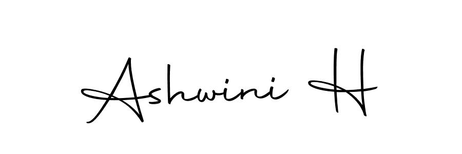 Create a beautiful signature design for name Ashwini H. With this signature (Autography-DOLnW) fonts, you can make a handwritten signature for free. Ashwini H signature style 10 images and pictures png
