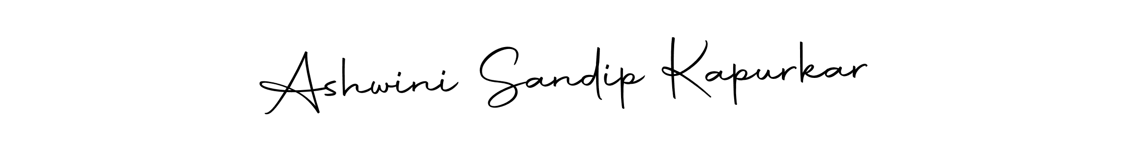 Create a beautiful signature design for name Ashwini Sandip Kapurkar. With this signature (Autography-DOLnW) fonts, you can make a handwritten signature for free. Ashwini Sandip Kapurkar signature style 10 images and pictures png