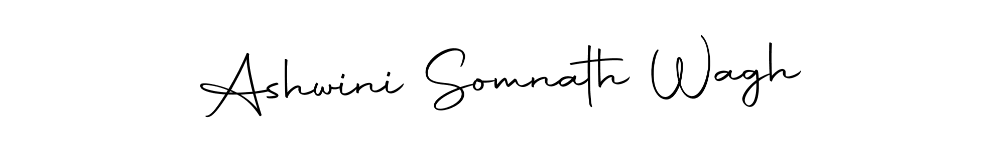 Create a beautiful signature design for name Ashwini Somnath Wagh. With this signature (Autography-DOLnW) fonts, you can make a handwritten signature for free. Ashwini Somnath Wagh signature style 10 images and pictures png