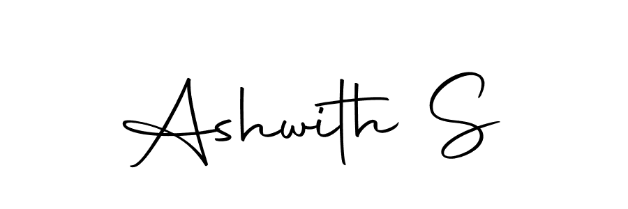 You should practise on your own different ways (Autography-DOLnW) to write your name (Ashwith S) in signature. don't let someone else do it for you. Ashwith S signature style 10 images and pictures png