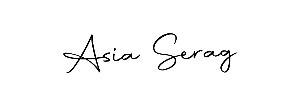 How to make Asia Serag name signature. Use Autography-DOLnW style for creating short signs online. This is the latest handwritten sign. Asia Serag signature style 10 images and pictures png
