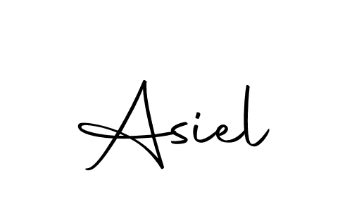 Make a beautiful signature design for name Asiel. With this signature (Autography-DOLnW) style, you can create a handwritten signature for free. Asiel signature style 10 images and pictures png