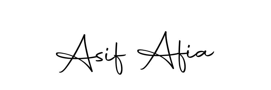 How to make Asif Afia name signature. Use Autography-DOLnW style for creating short signs online. This is the latest handwritten sign. Asif Afia signature style 10 images and pictures png