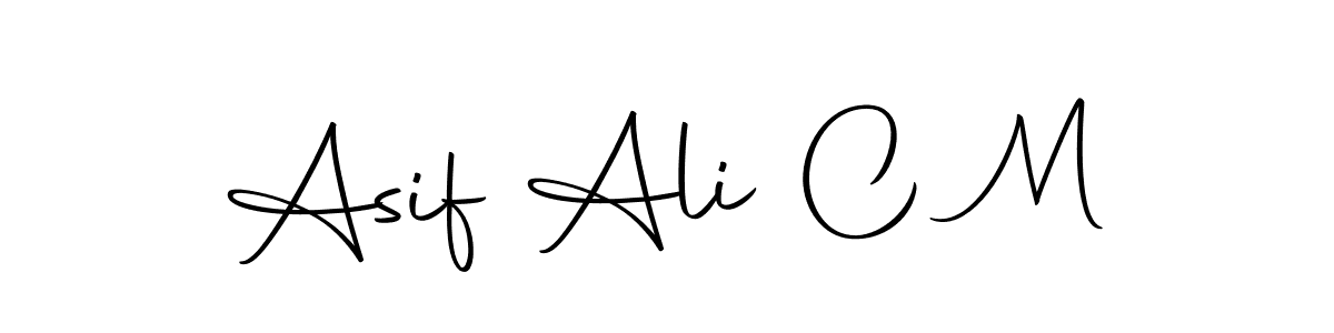 The best way (Autography-DOLnW) to make a short signature is to pick only two or three words in your name. The name Asif Ali C M include a total of six letters. For converting this name. Asif Ali C M signature style 10 images and pictures png