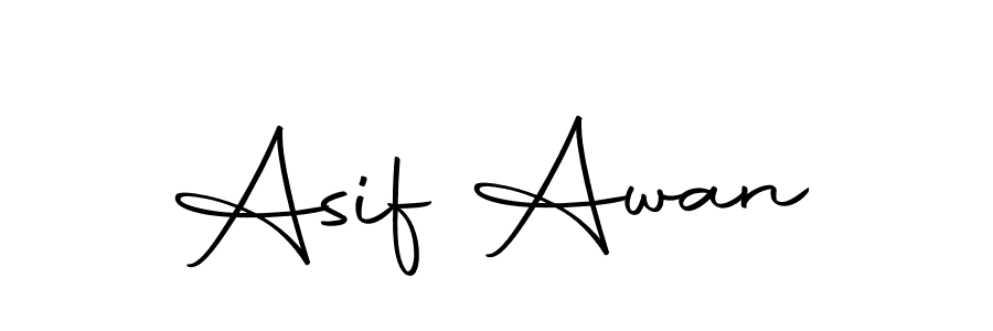 How to make Asif Awan signature? Autography-DOLnW is a professional autograph style. Create handwritten signature for Asif Awan name. Asif Awan signature style 10 images and pictures png