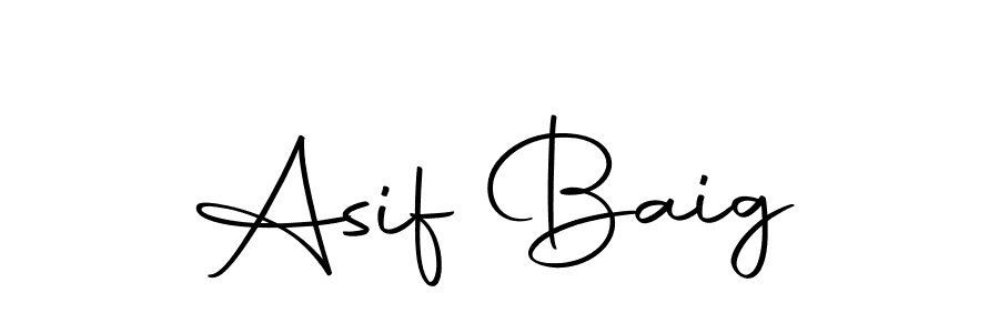 Create a beautiful signature design for name Asif Baig. With this signature (Autography-DOLnW) fonts, you can make a handwritten signature for free. Asif Baig signature style 10 images and pictures png