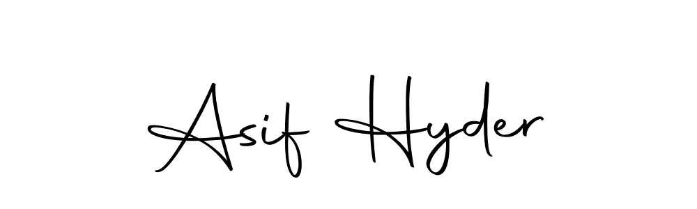 How to make Asif Hyder signature? Autography-DOLnW is a professional autograph style. Create handwritten signature for Asif Hyder name. Asif Hyder signature style 10 images and pictures png