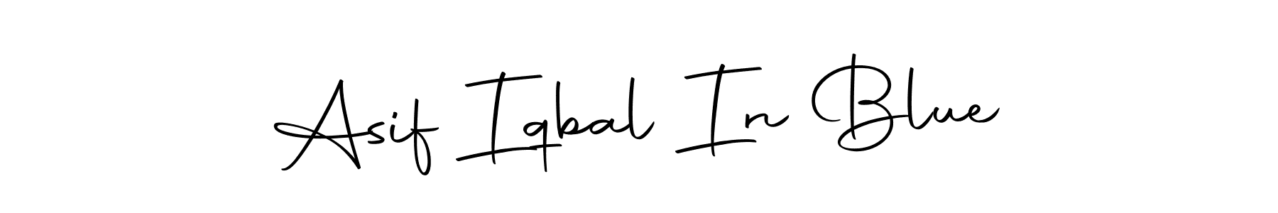 Create a beautiful signature design for name Asif Iqbal In Blue. With this signature (Autography-DOLnW) fonts, you can make a handwritten signature for free. Asif Iqbal In Blue signature style 10 images and pictures png