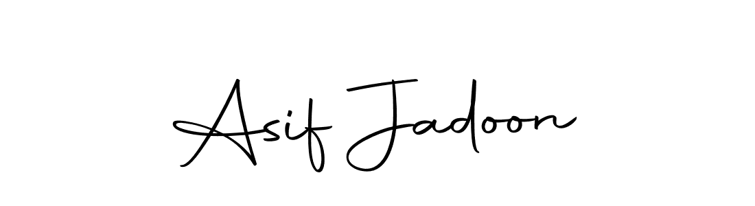 Create a beautiful signature design for name Asif Jadoon. With this signature (Autography-DOLnW) fonts, you can make a handwritten signature for free. Asif Jadoon signature style 10 images and pictures png
