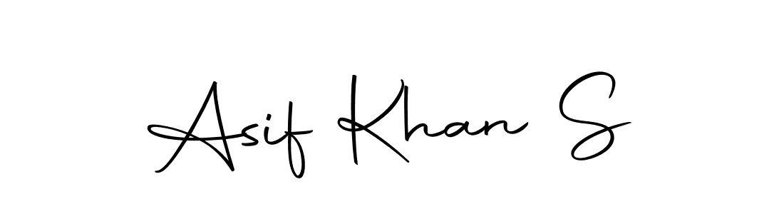 Use a signature maker to create a handwritten signature online. With this signature software, you can design (Autography-DOLnW) your own signature for name Asif Khan S. Asif Khan S signature style 10 images and pictures png